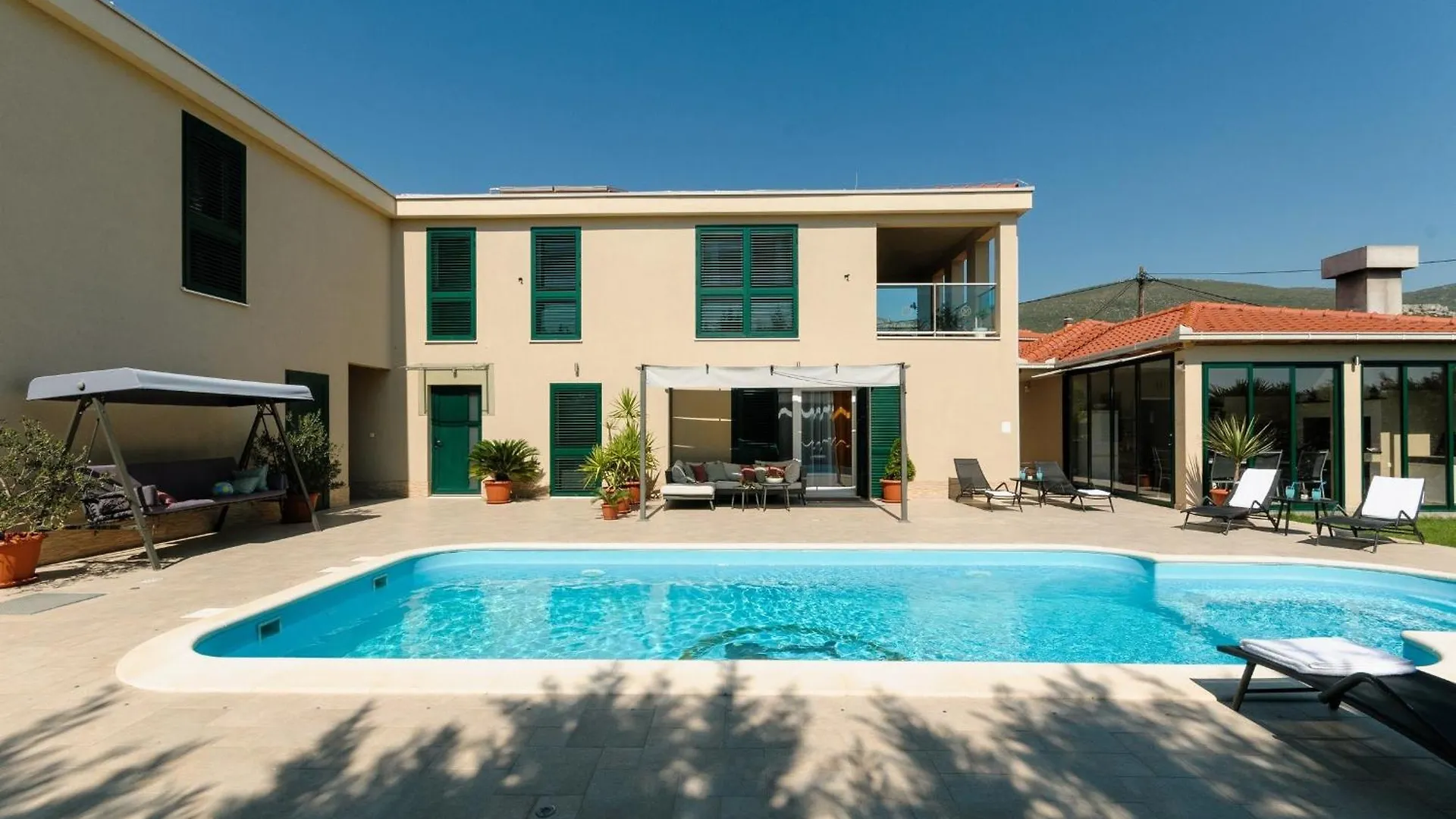 Luxury Villa With Heated Pool, Terrace, And Outdoor Amenities For Relaxation Trogir