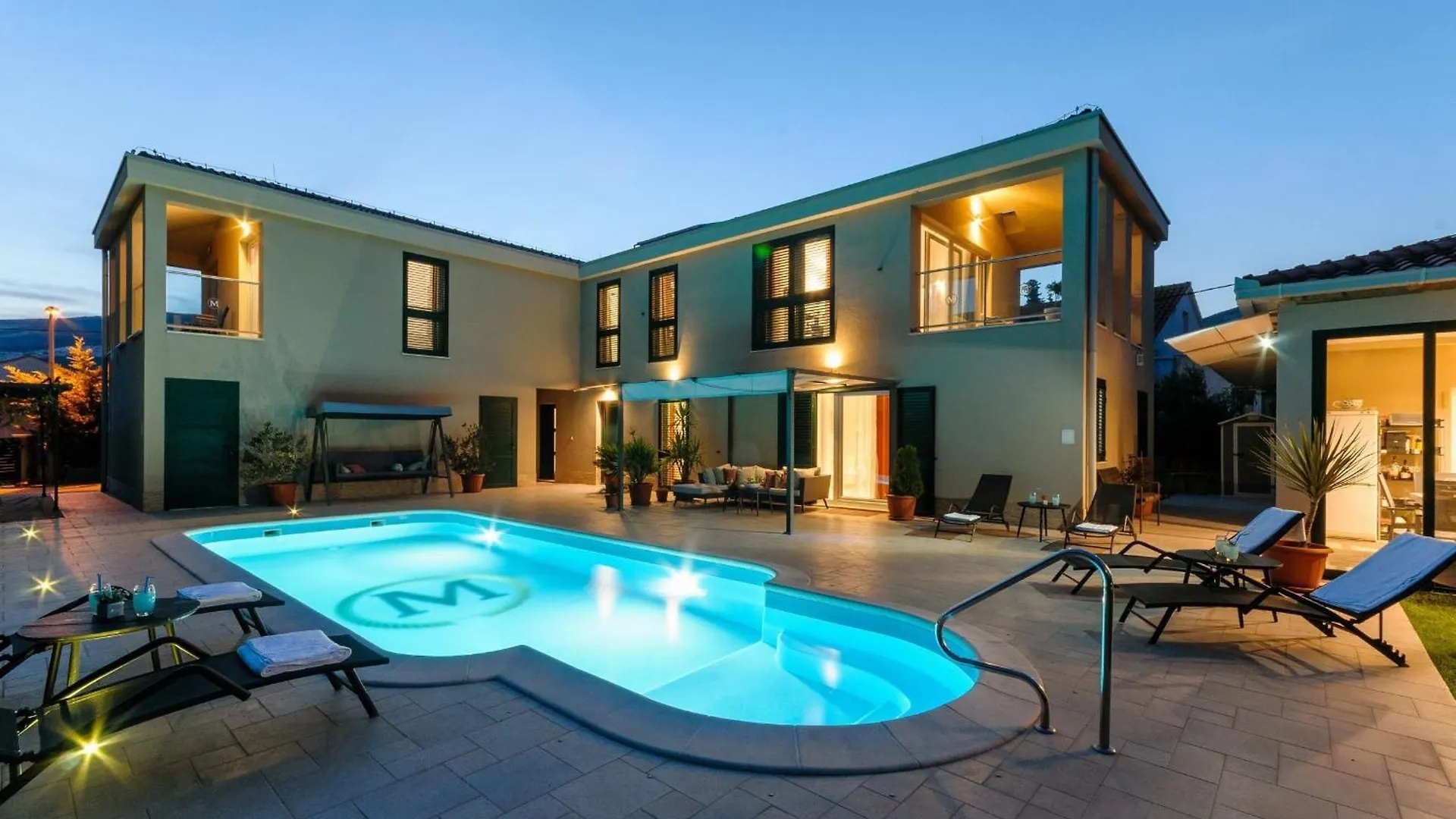 Luxury Villa With Heated Pool, Terrace, And Outdoor Amenities For Relaxation Trogir